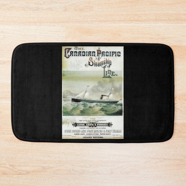 Item preview, retro classic The Canadian Pacific Steamship Line poster designed and sold by CorasPosters.