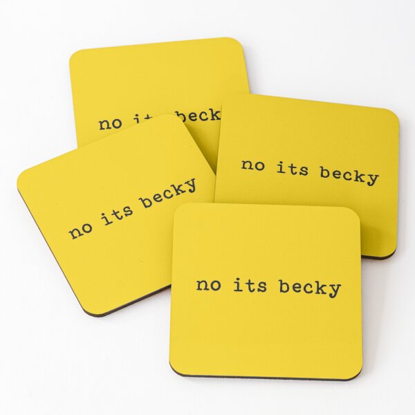 Item preview, No It's Becky designed and sold by Krista Eliot.