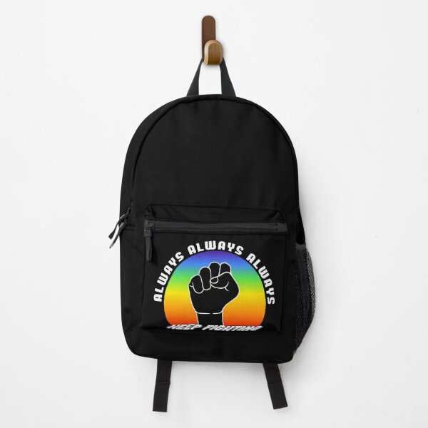Item preview, Always keep fighting raised fist blackpower colorful designed and sold by steven8899.