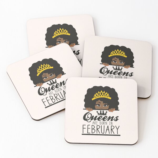 Item preview, Queens Are Born In February | Crowned | Birthdays designed and sold by SerendipityNow.