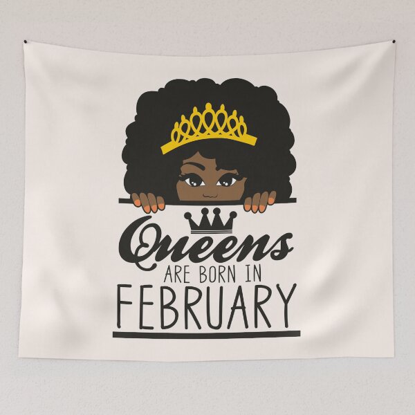 Item preview, Queens Are Born In February | Crowned | Birthdays designed and sold by SerendipityNow.