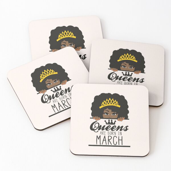 Item preview, Queens Are Born In March | Crowned | Birthdays designed and sold by SerendipityNow.