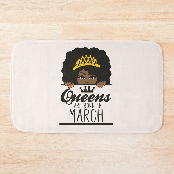 Item preview, Queens Are Born In March | Crowned | Birthdays designed and sold by SerendipityNow.