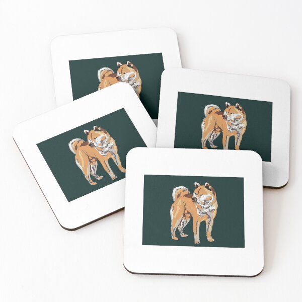 Item preview, Shiba Inu Portrait designed and sold by ThreeBearsArt.