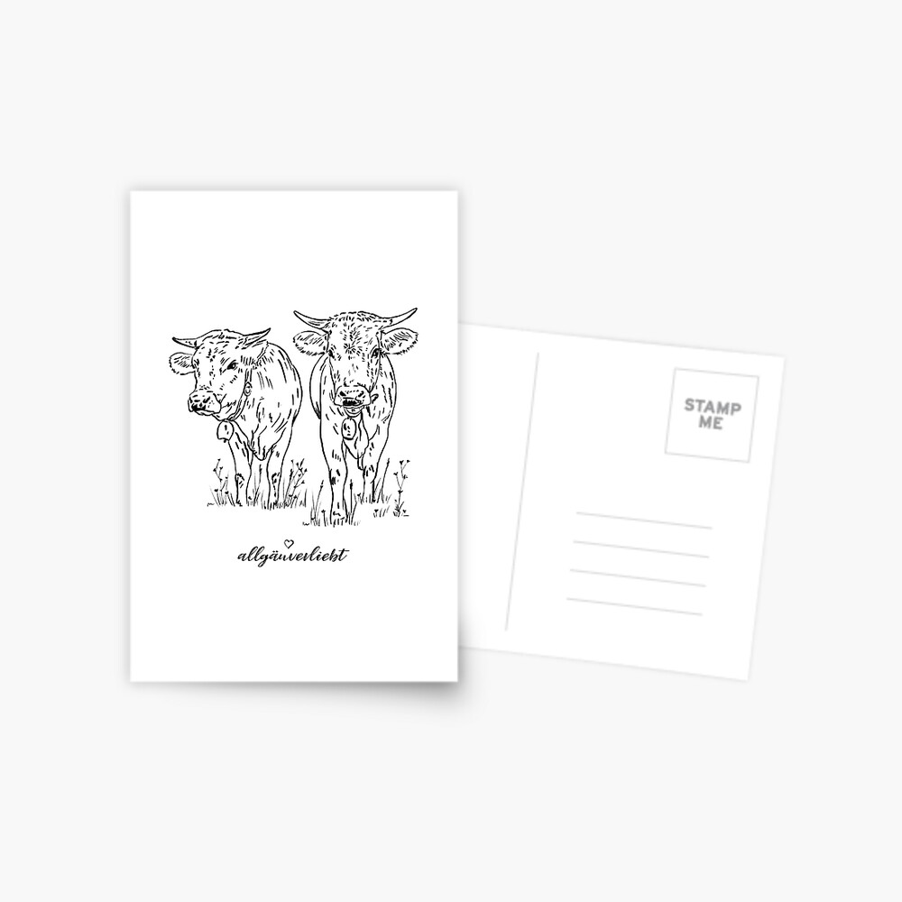 Artikel-Vorschau von Postkarte, designt und verkauft von allgaeuverliebt.
