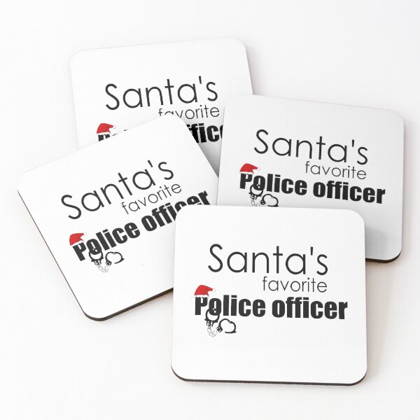 Item preview, Santa's favorite police officer: Funny and cute Christmas gift idea for your cop mom, dad, siblings and friends. designed and sold by Niss-store.