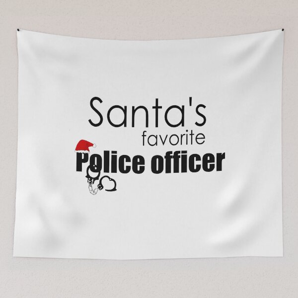 Item preview, Santa's favorite police officer: Funny and cute Christmas gift idea for your cop mom, dad, siblings and friends. designed and sold by Niss-store.