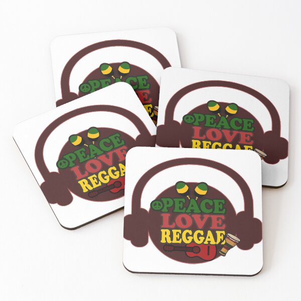 Item preview, Peace Love Reggae Rasta Colors designed and sold by RastaColors.