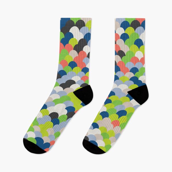 Item preview, Abstract mosaic with circles in random classic blue color palette variation designed and sold by acidmit.