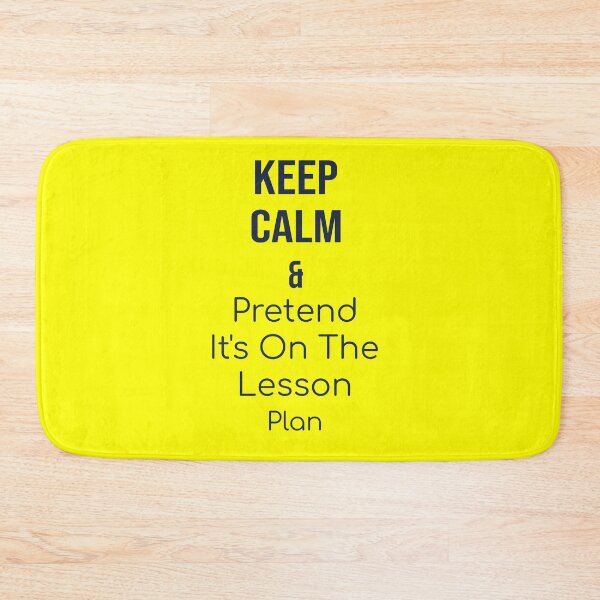 Item preview, Keep calm and pretend it's on the lesson plan designed and sold by yusufdehbi.