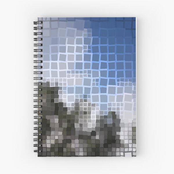 Item preview, Deconstructed blue sky (colorama patterns) designed and sold by Joie-et-Poesie.