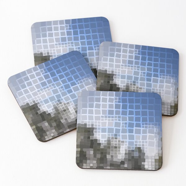 Item preview, Deconstructed blue sky (colorama patterns) designed and sold by Joie-et-Poesie.