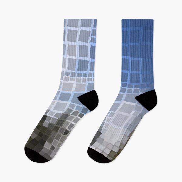 Item preview, Deconstructed blue sky (colorama patterns) designed and sold by Joie-et-Poesie.