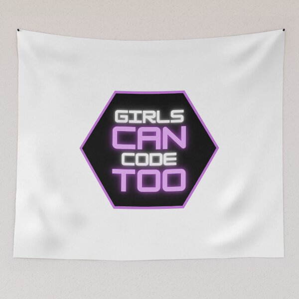 Item preview, Girls Can Code Too designed and sold by arianehine.