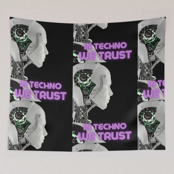 Item preview, In techno we Trust A.I. Purple designed and sold by kyds.