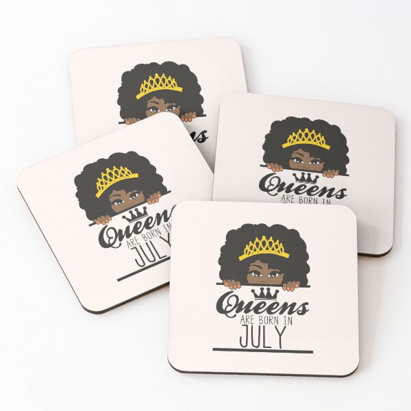 Item preview, Queens Are Born In July | Crowned | Birthdays designed and sold by SerendipityNow.