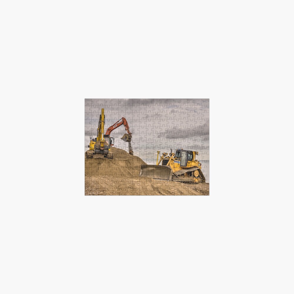 Digging and dozing Jigsaw Puzzle