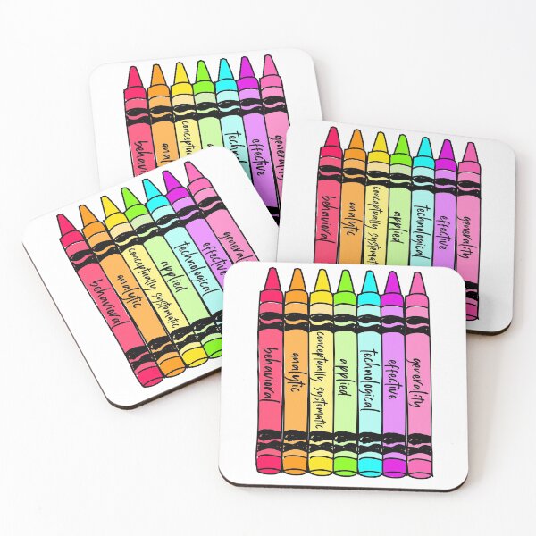 Item preview, 7 dimensions crayons designed and sold by bcbayay designs.