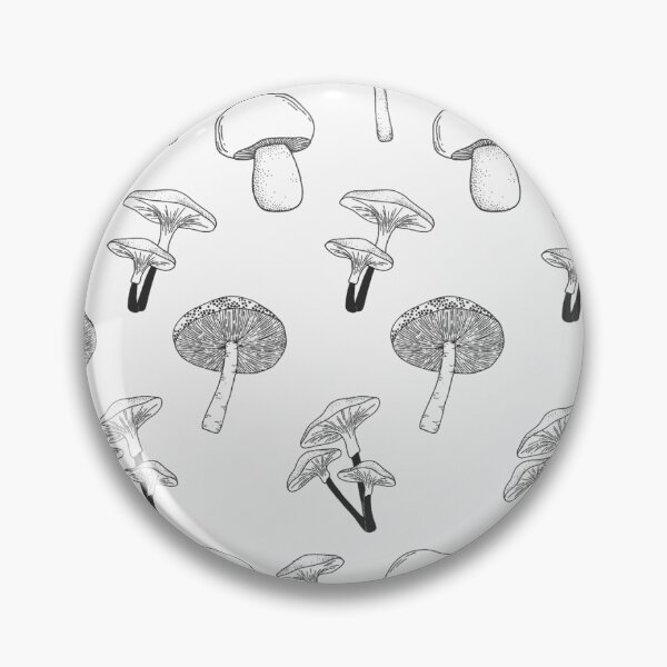 Item preview, Mushrooms! Black and white  designed and sold by CoraBee.