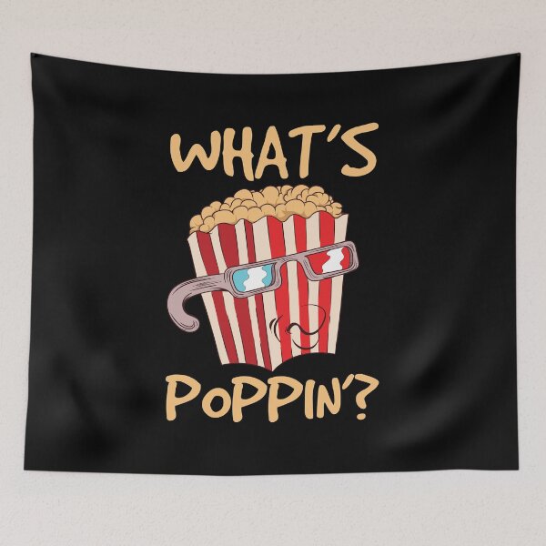 Item preview, What's Poppin'? Corn Snack Movie Theater Salt Flavor Popcorn Cheese Sour And Cream Barbecue Yellow Giant Bucket Corn designed and sold by shirti.