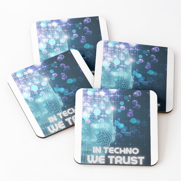 Item preview, In techno we Trust A.I. Blue designed and sold by kyds.