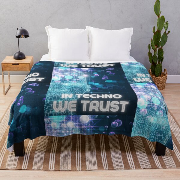 Item preview, In techno we Trust A.I. Blue designed and sold by kyds.