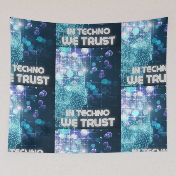 Item preview, In techno we Trust A.I. Blue designed and sold by kyds.