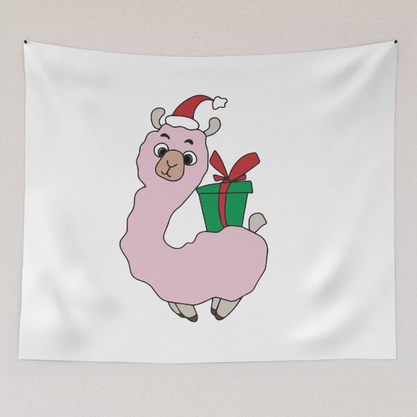 Item preview, santa llama Christmas - alpaca christmas designed and sold by zanbo.