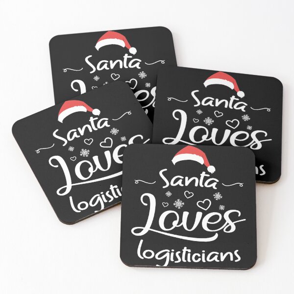 Item preview, Santa Loves Logisticians Funny Christmas Gift For Men & Women Xmas Graduation Retirement Thank You Present designed and sold by Thedoode.