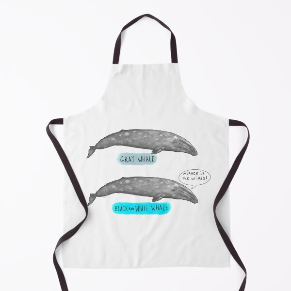 Item preview, Gray Whale/Black-and-White Whale designed and sold by Olivia V. Ambrogio.