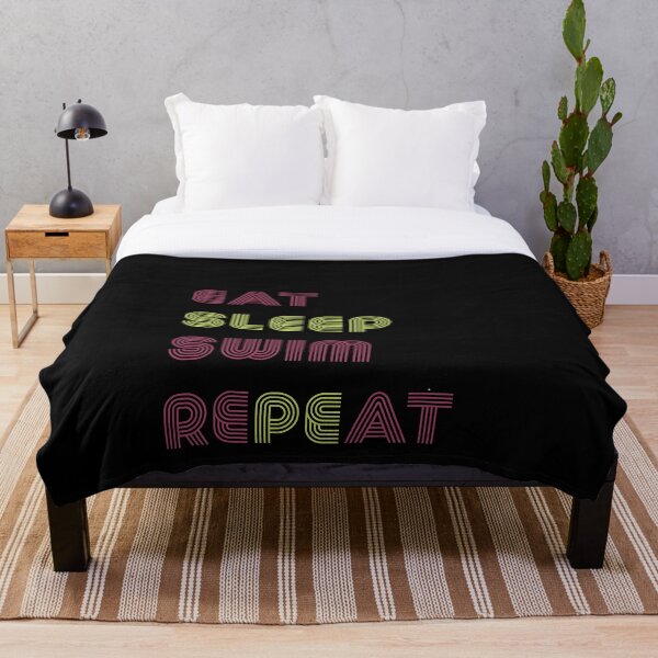 Item preview, EAT,SLEEP,SWIM REPEAT. designed and sold by Lactus.