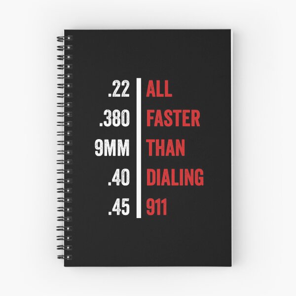 Item preview, .22 .380. 9mm .40 .45 All Faster Than Dialing 911 designed and sold by Alaadin Bendali Braham.