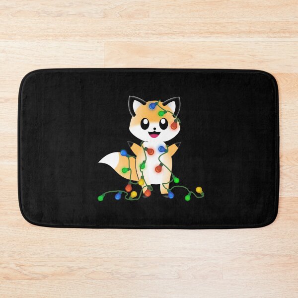 Item preview, A Cute Fox With Christmas Lights I Love Christmas designed and sold by Paulina Vanlife.