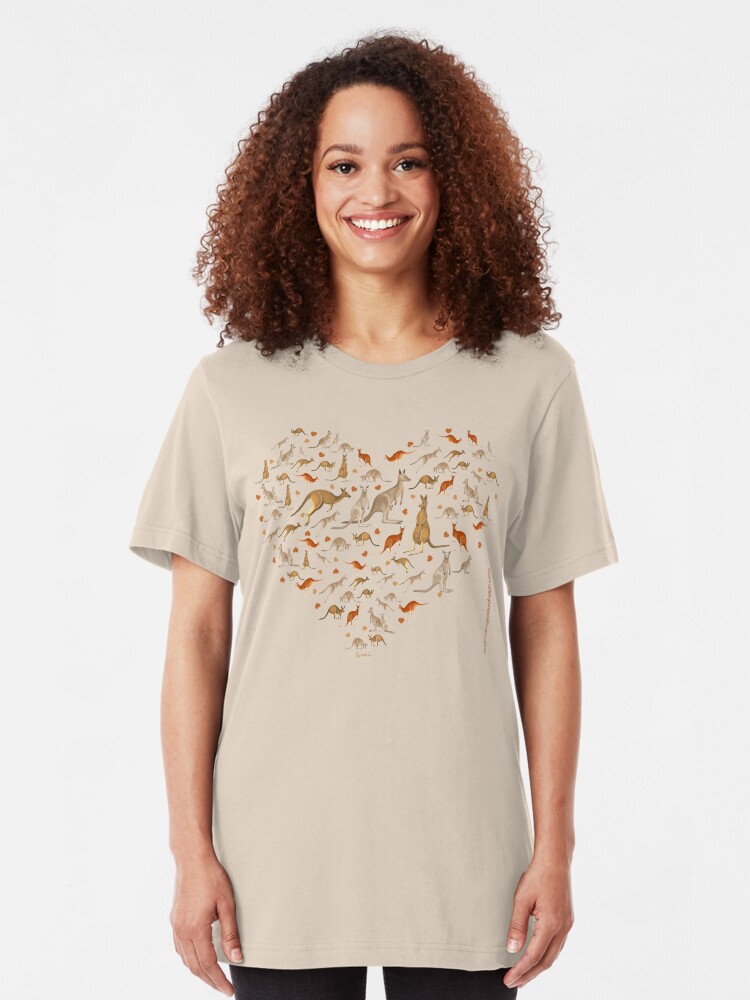Alternate view of Kangaroo Heart Slim Fit T-Shirt