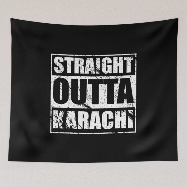 Artikelvorschau, Straight Outta Karachi Design für Karachi Pakistan Pride entworfen und verkauft von kawaiisplatter.