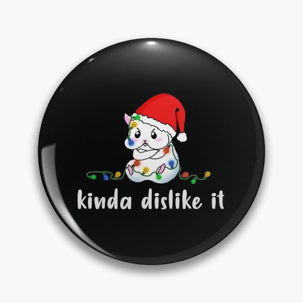 Item preview, A Cute Hamster With Christmas Lights Kinda Dislike It Angry Hamster designed and sold by Paulina Vanlife.