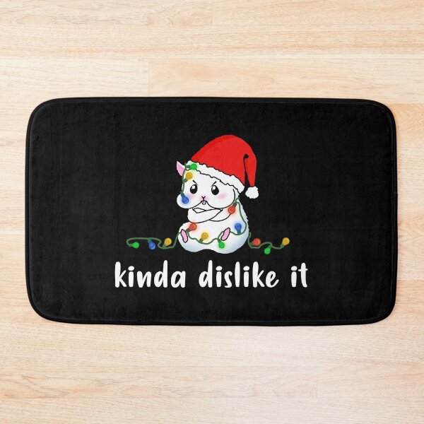 Item preview, A Cute Hamster With Christmas Lights Kinda Dislike It Angry Hamster designed and sold by Paulina Vanlife.