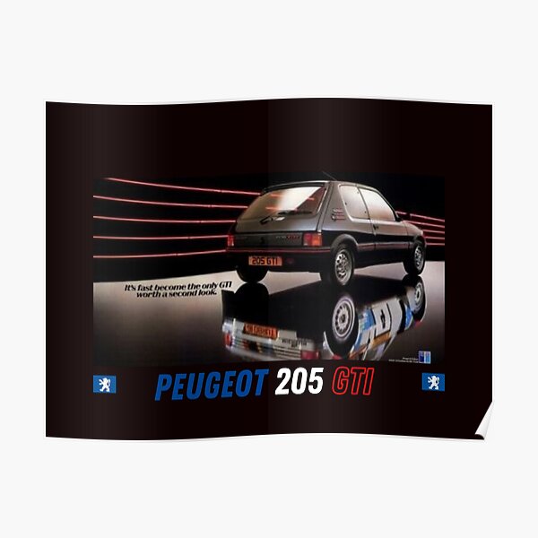 Peugeot 205 GTI Poster