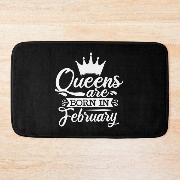 Item preview, Queens Are Born In February With Crown | Birthdays designed and sold by SerendipityNow.