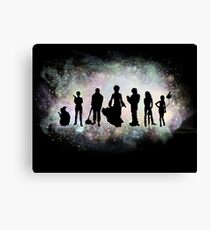 The Endless Silhouettes - Colorful Cosmos Canvas Print