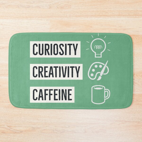 Item preview, Curiosity Creativity Caffeine designed and sold by hashnan21.
