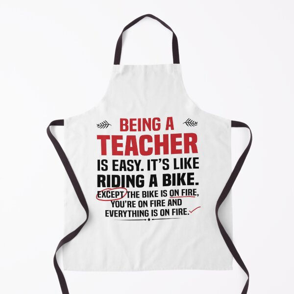 Item preview, Being a Teacher is Easy, funny teacher designed and sold by foramelie.