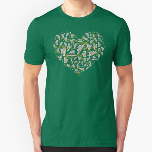 Koala Heart Slim Fit T-Shirt