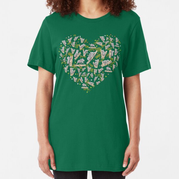 Koala Heart Slim Fit T-Shirt