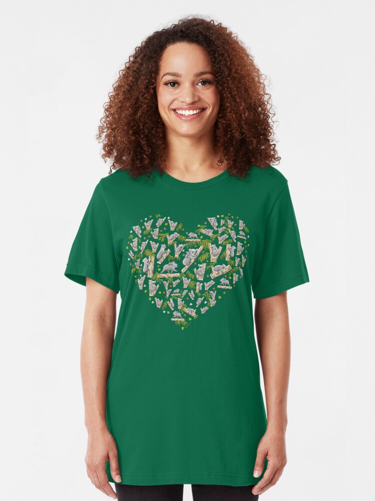 Alternate view of Koala Heart Slim Fit T-Shirt