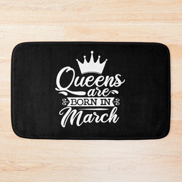 Item preview, Queens Are Born In March With Crown | Birthdays designed and sold by SerendipityNow.