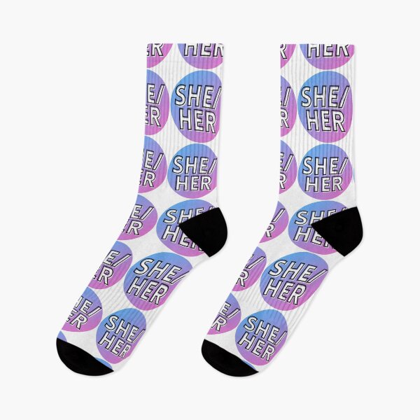 Item preview, She/Her Pronouns designed and sold by CJ Vanderbeek.