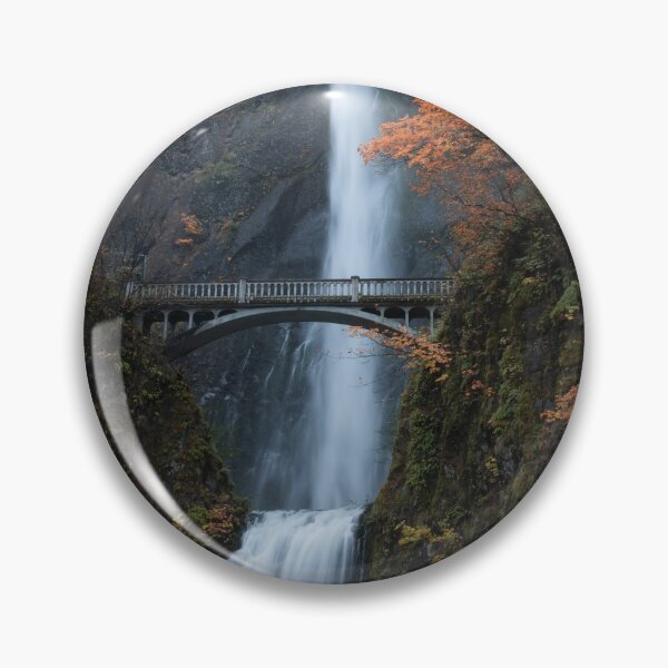 Item preview, Autumn at Multnomah Falls designed and sold by NicholasSteven.