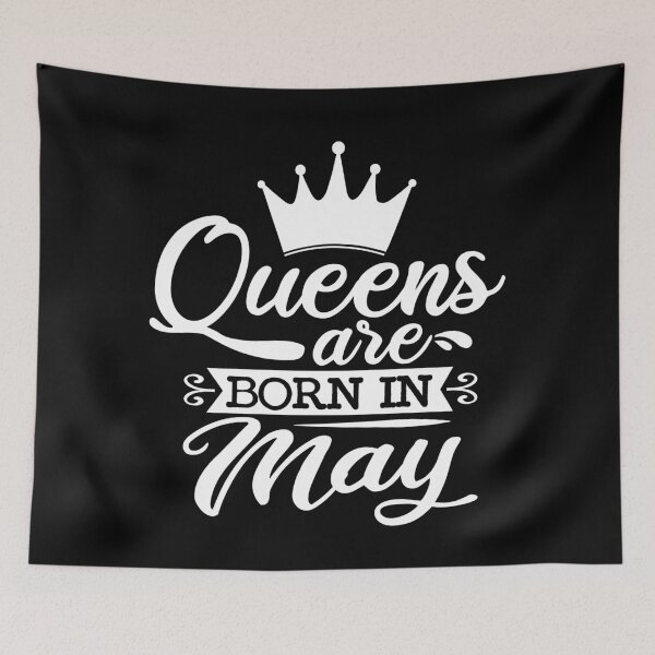 Item preview, Queens Are Born In May With Crown | Birthdays designed and sold by SerendipityNow.