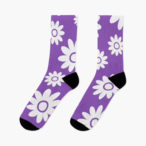 Aperçu de l'œuvre Light Purple Fun daisy style flower pattern créée et vendue par ImageNugget.